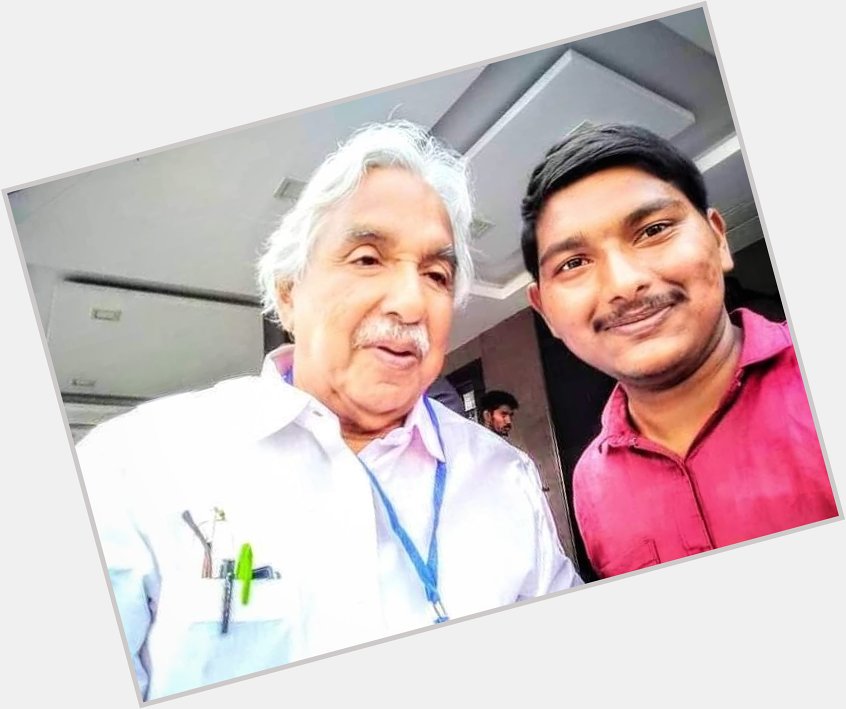 Happy birthday to you Shri Oommen Chandy ji.. Former Chief Minister of KERALA.. 