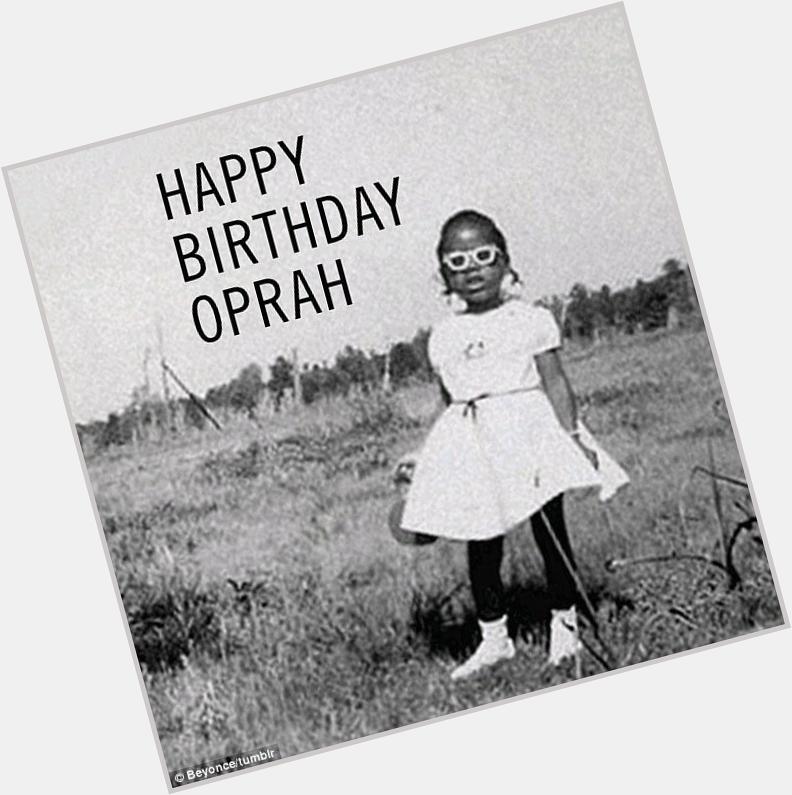   Happy 61st Birthday, Oprah!  