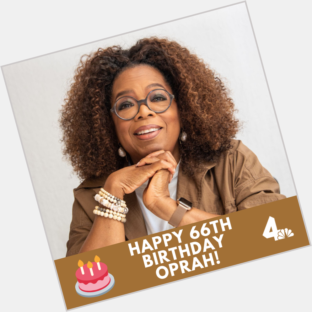 Happy 66th Birthday to media icon and businesswoman Oprah Winfrey! Let\s wish her a happy birthday! 