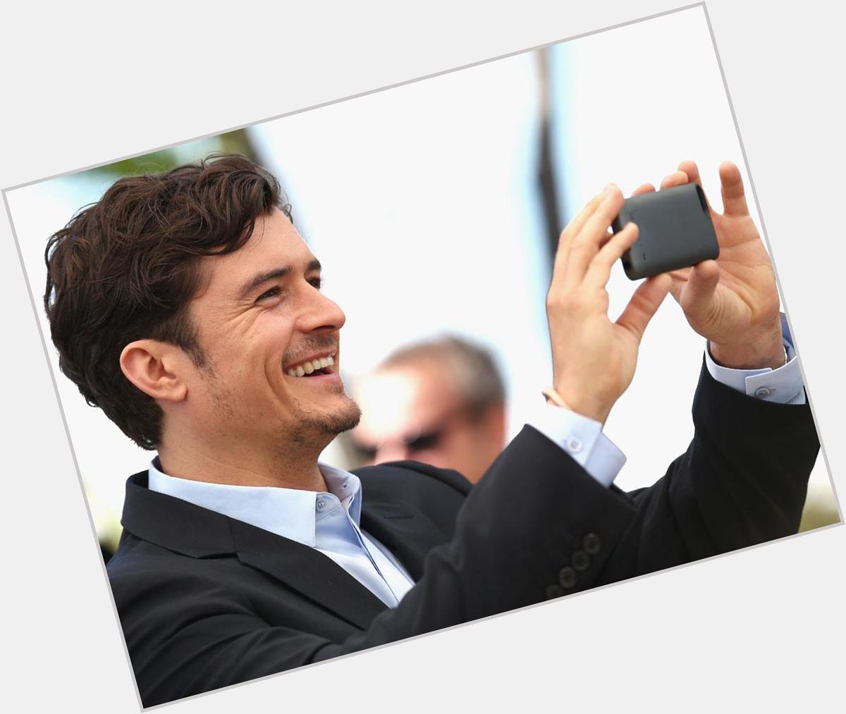 Happy 38th Birthday to today\s über-cool celebrity taking an iPhone camera pic @ Cannes Film Festival: ORLANDO BLOOM 