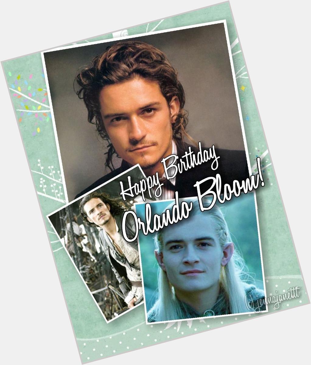 Happy 38th Birthday to one of my favorite actors, Orlando Bloom! 