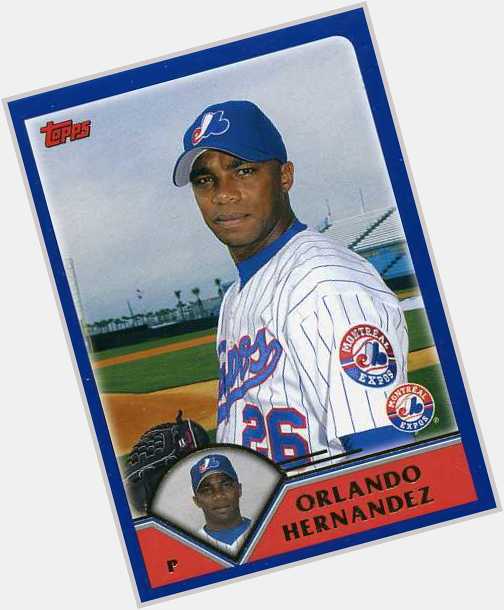 Happy 53rd Birthday to former Montreal Expos pitcher Orlando Hernandez! 