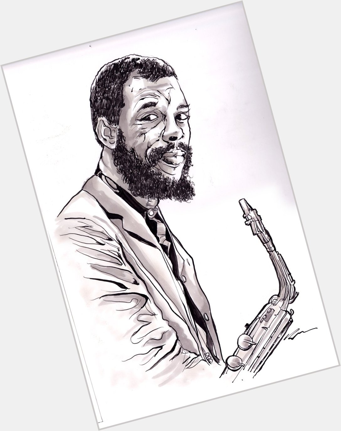 \"The earth itself in in space; its just a matter of looking up and looking down.\"
Happy Birthday, ORNETTE COLEMAN 