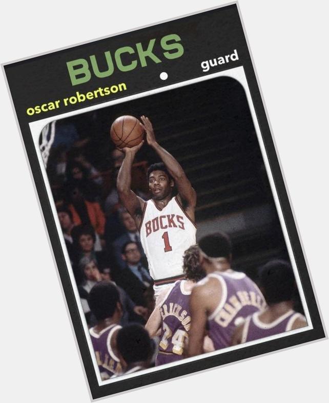Happy 76th birthday to Oscar Robertson. The Big O AVERAGED a triple double one year. 