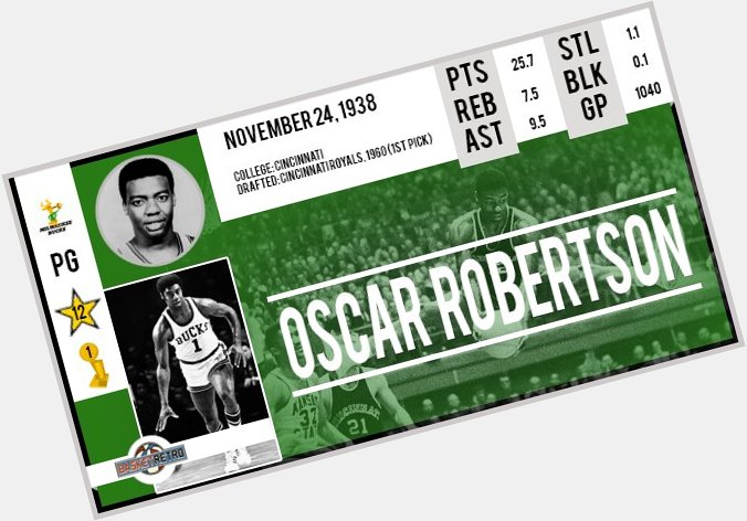 Happy birthday Oscar Robertson   