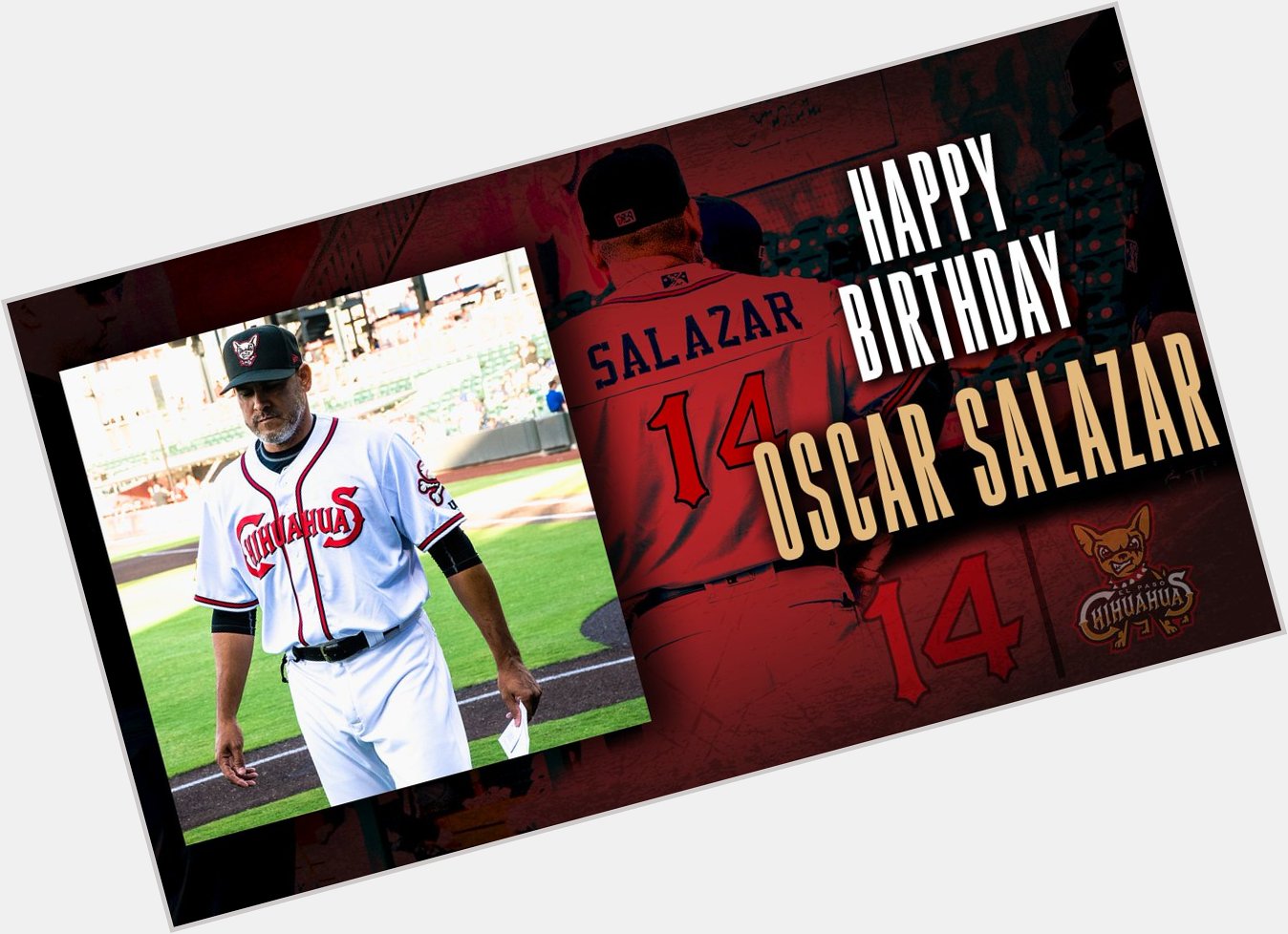 Happy Birthday to Fielding Coach Oscar Salazar!! 