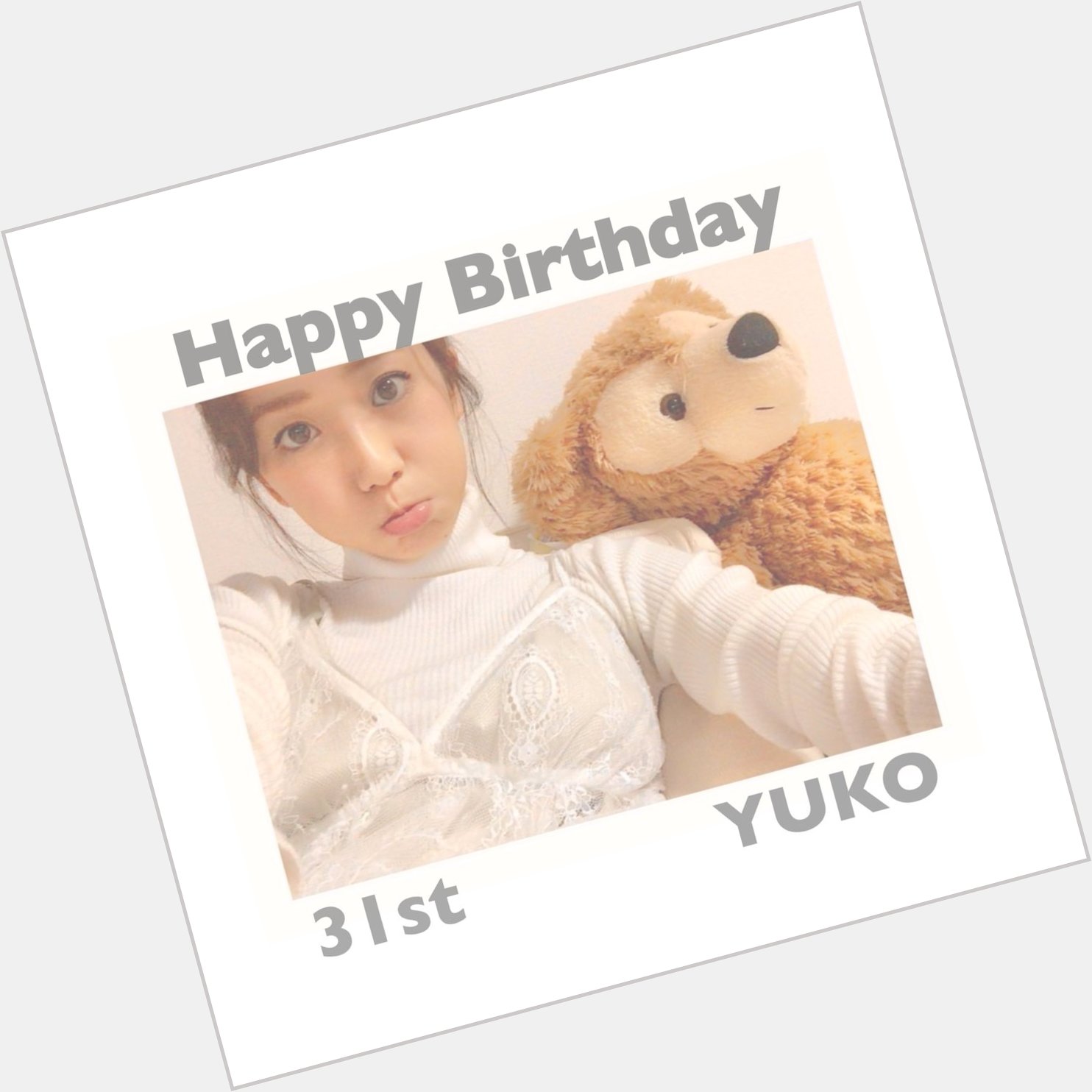 Happy Birthday!!                1              