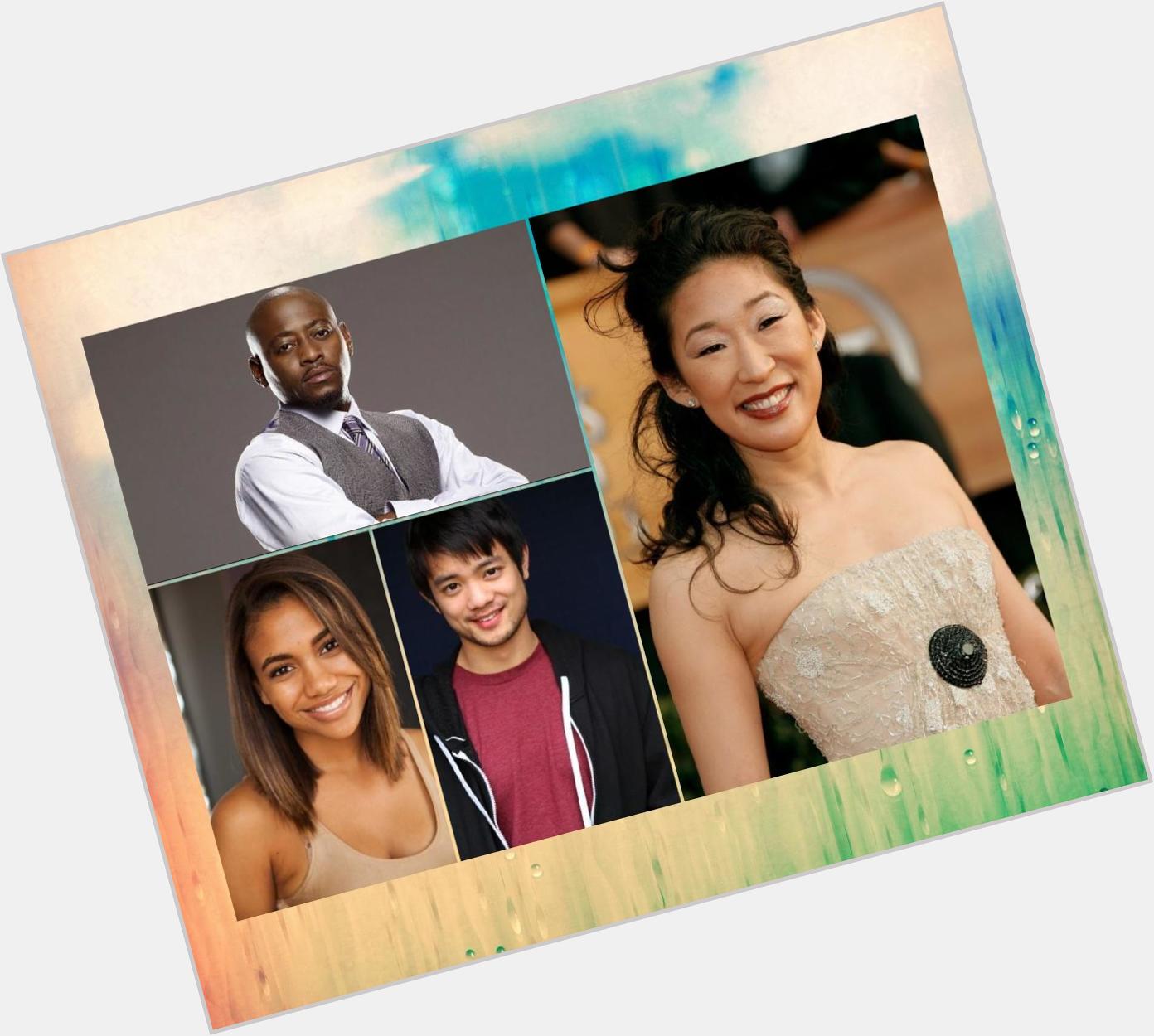  wishes Sandra Oh, Omar Epps , Paige Hurd , and Osric Chau , a very happy birthday.  