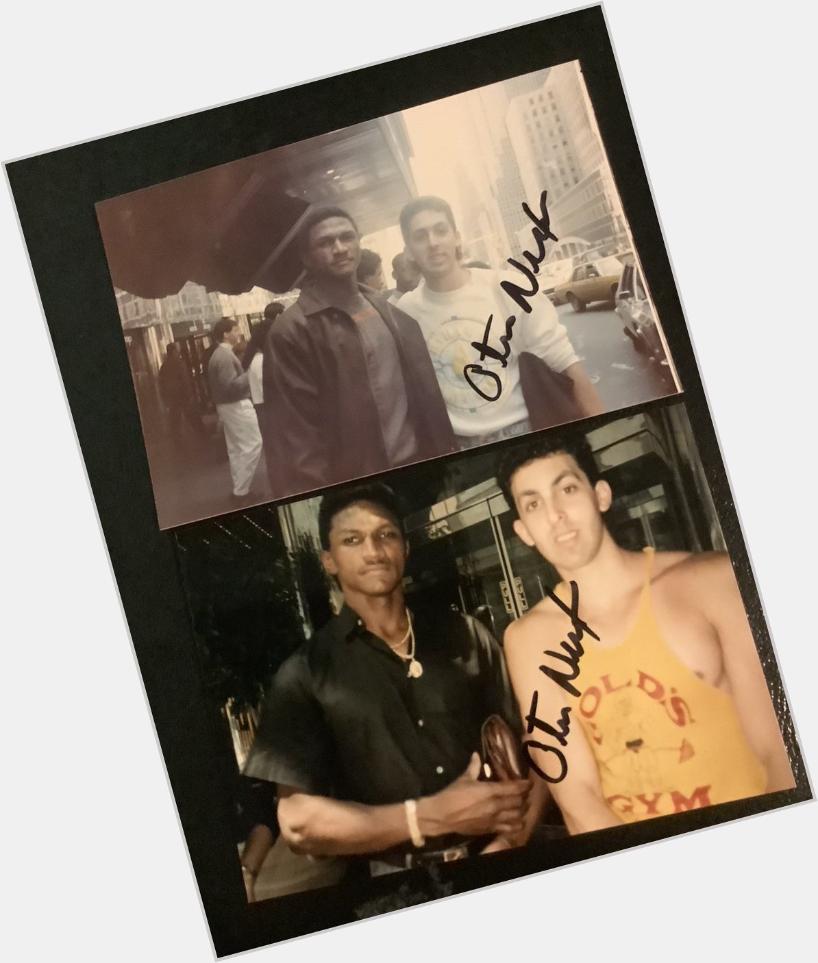  1980 s throwback pics of myself snd Otis Nixon who is such a nice guy, Happy Birthday to him 