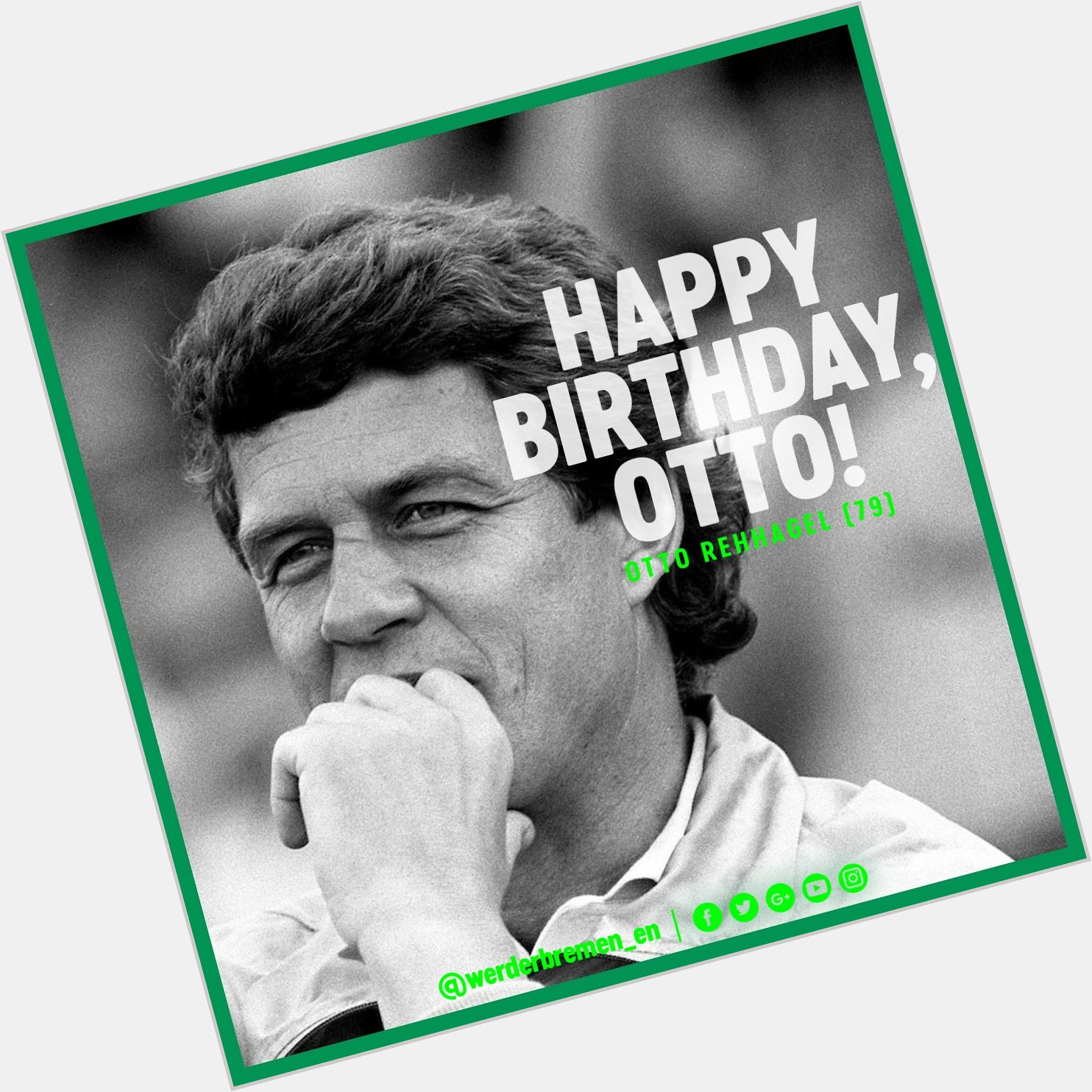 Happy Birthday, Otto Rehhagel! Our former head coach turns 7  9  today! 