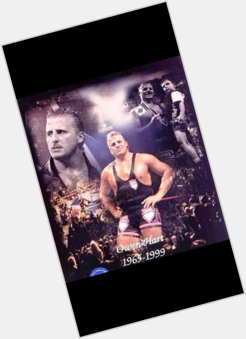   Happy birthday to one of the greatest wrestling legends Owen Hart would have been 50 RIP 