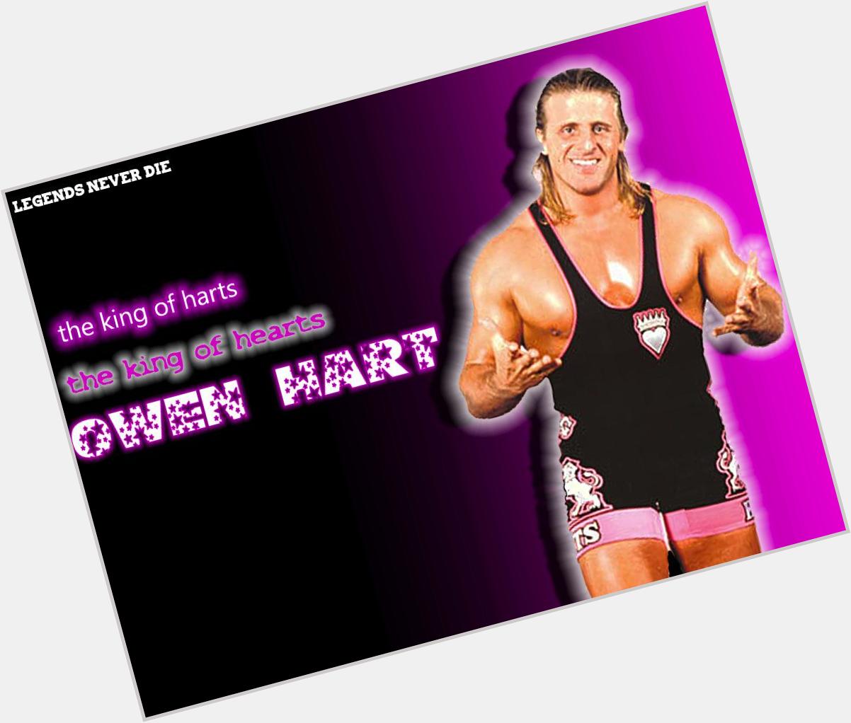 Happy 50th Birthday To The King Of Harts Owen Hart. R.I.P 