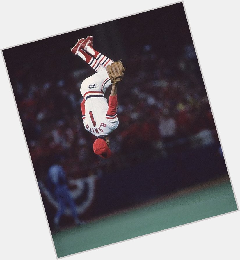 I bet Ozzie Smith, 64 years old today, can still do this. Happy birthday to the Wizard! 