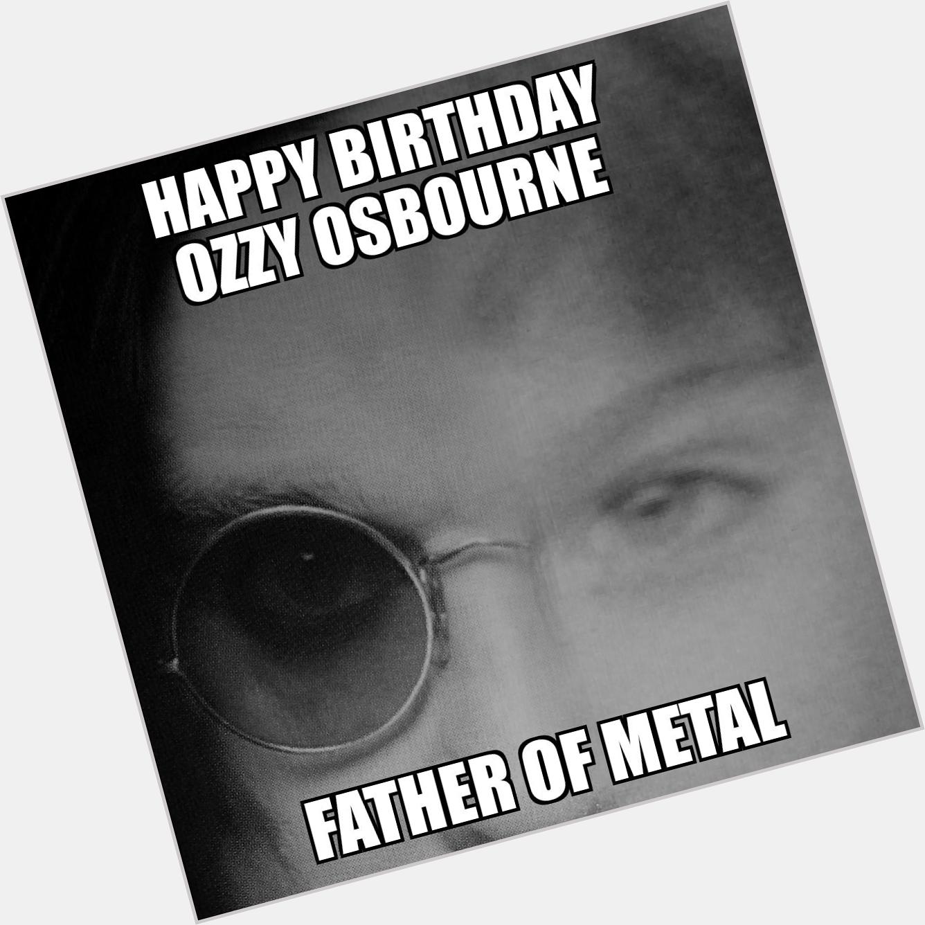 Happy Birthday Ozzy Osbourne you rule! 66  years! 