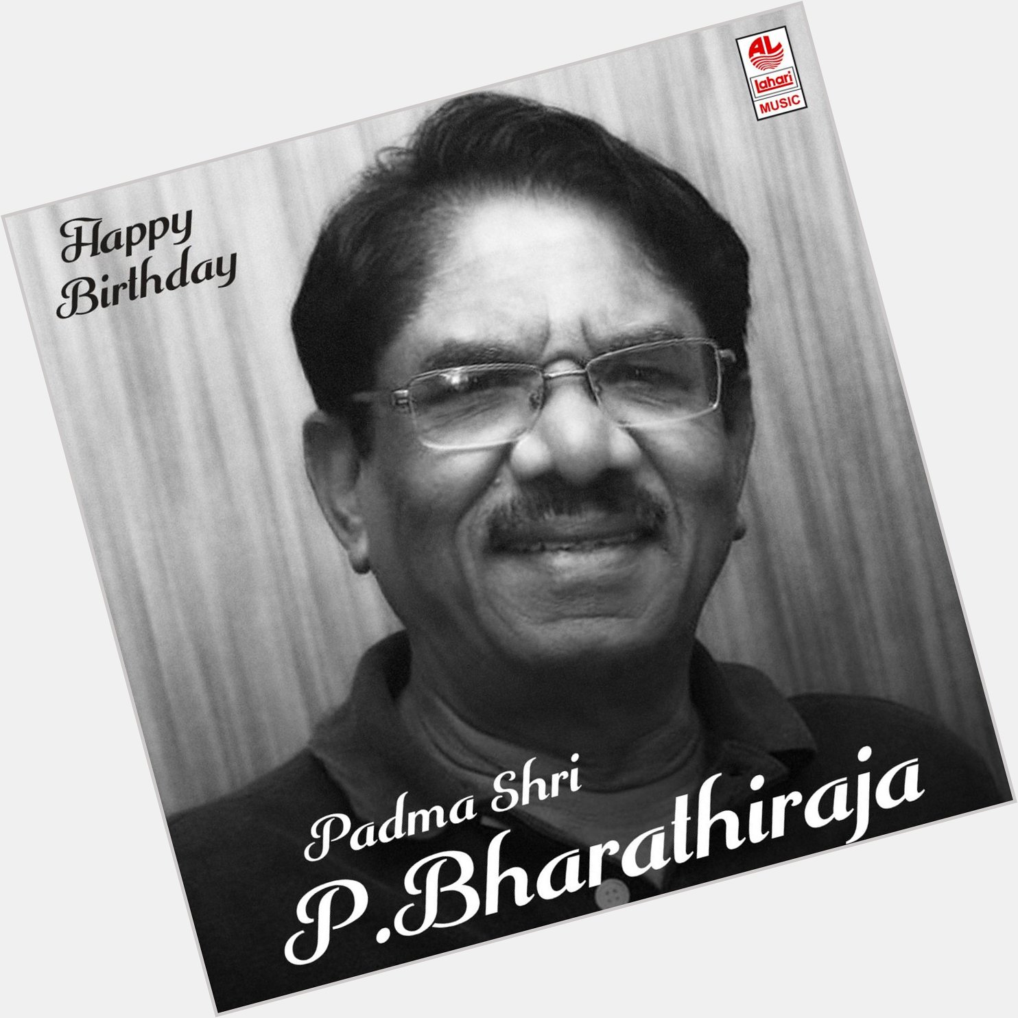 Wishing Legendary Director Padma Shri P. Bharathiraja garu a very Happy Birthday. 