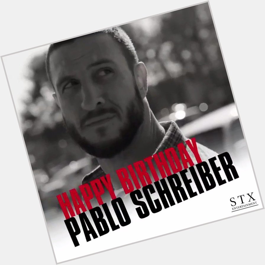 Happy birthday to the fearless leader, Pablo Schreiber! 