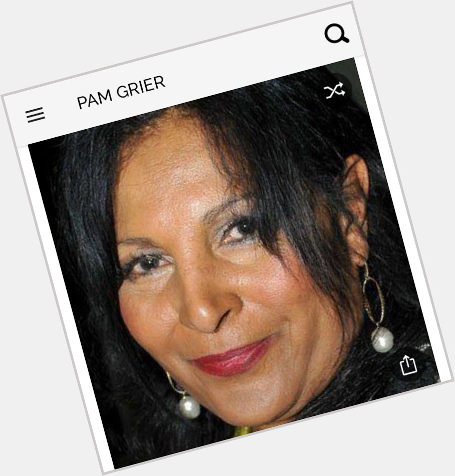 Happy birthday to this great actress.  Happy birthday to Pam Grier 