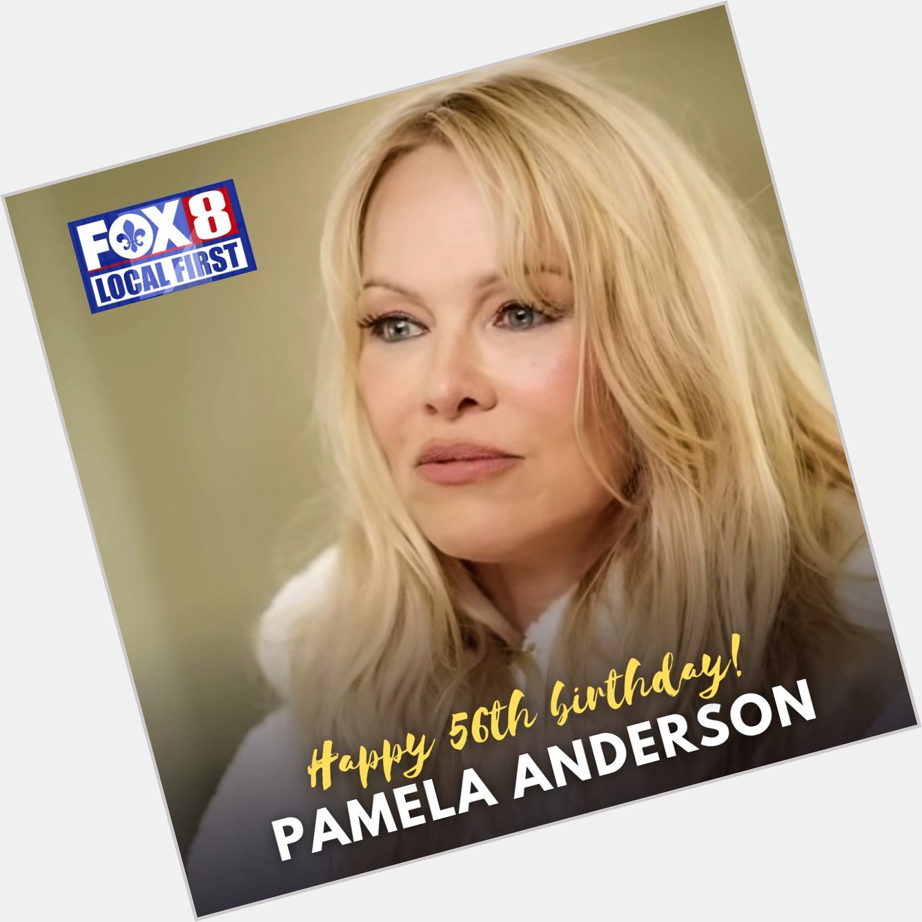 Happy birthday to Pamela Anderson! The former Baywatch star turned 56 on Saturday! 
