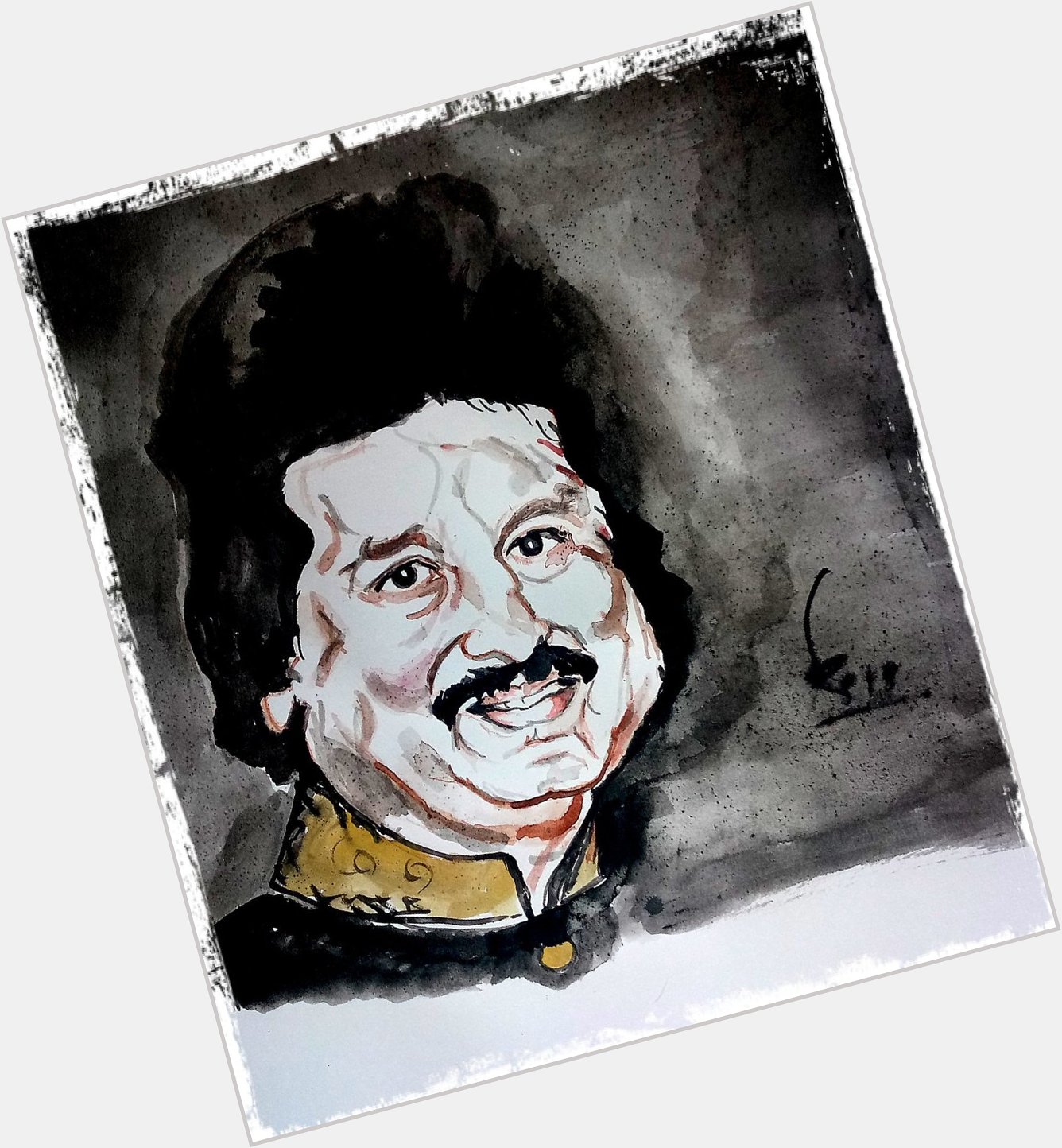Happy birthday Pankaj Udhas ji
Watercolor on A 4 paper 