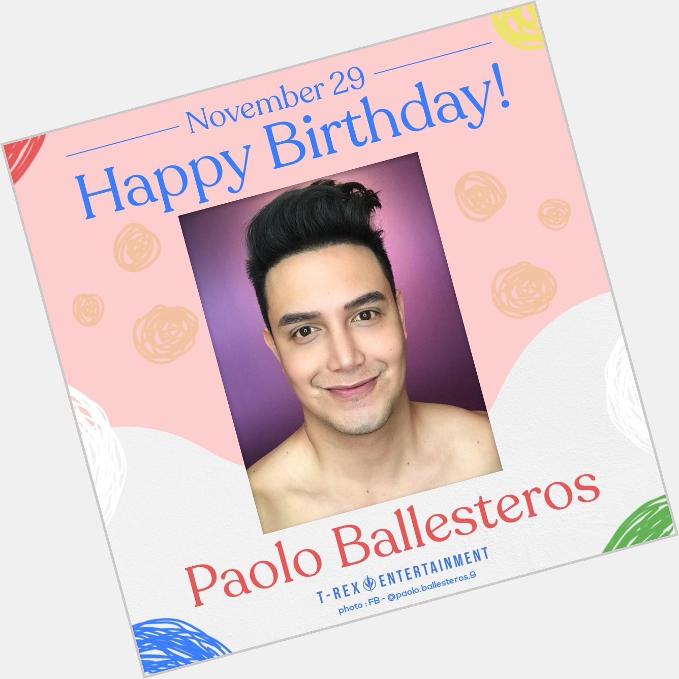 Happy birthday to our very own,  Paolo Ballesteros Enjoy your day. You deserve it! 