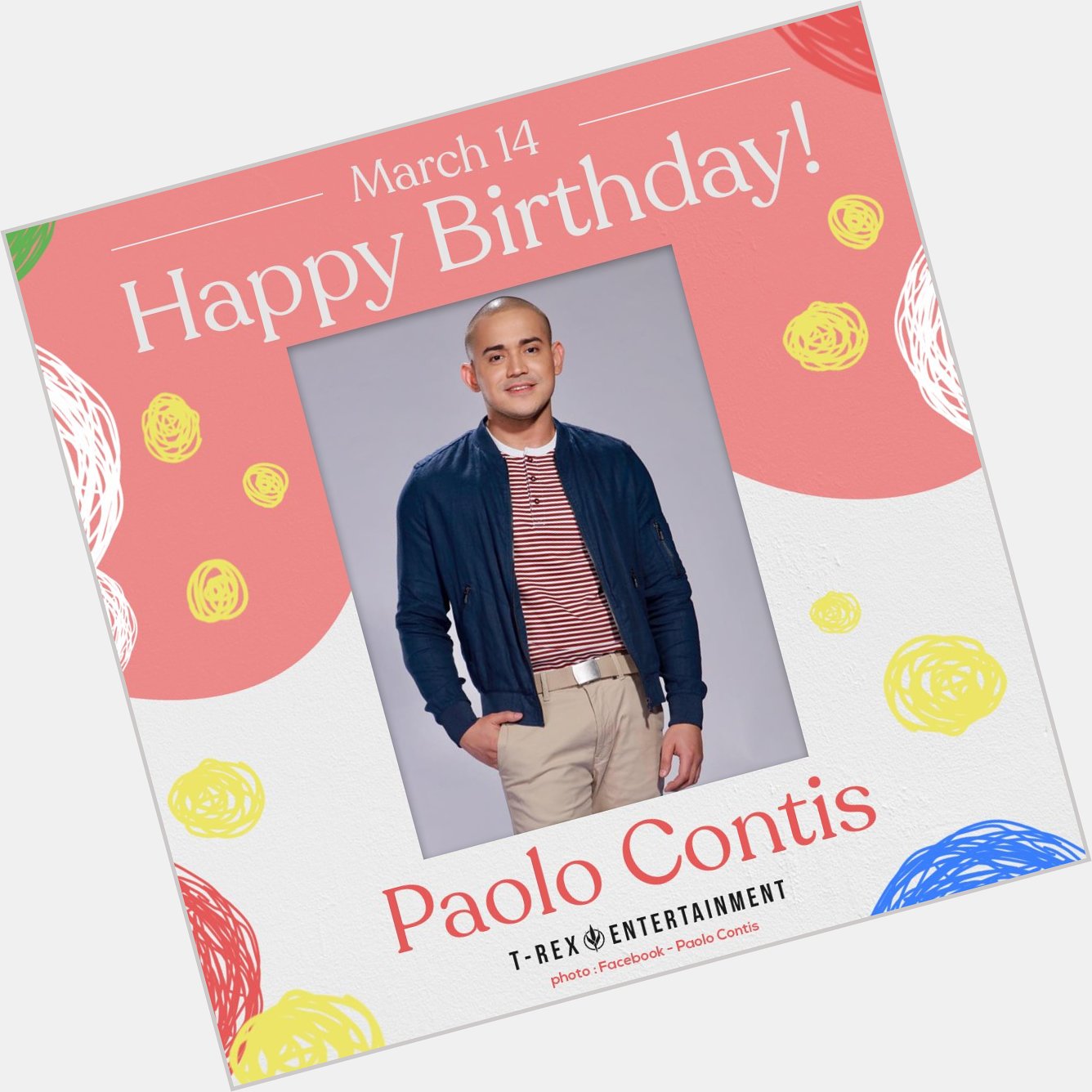 Happy 36th birthday, Paolo Contis!

Trivia: His full name is Paolo Enrico Tusi Contis. 