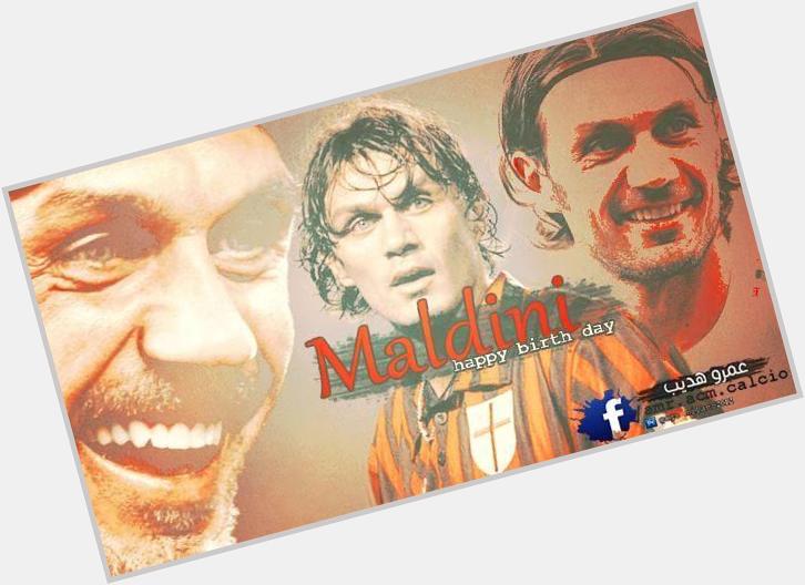 Happy birthday Milan Legends\ defender \" Paolo Maldini \" 