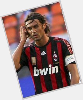Happy Birthday to in my opinion the greatest footballer of all time, Paolo Maldini.    