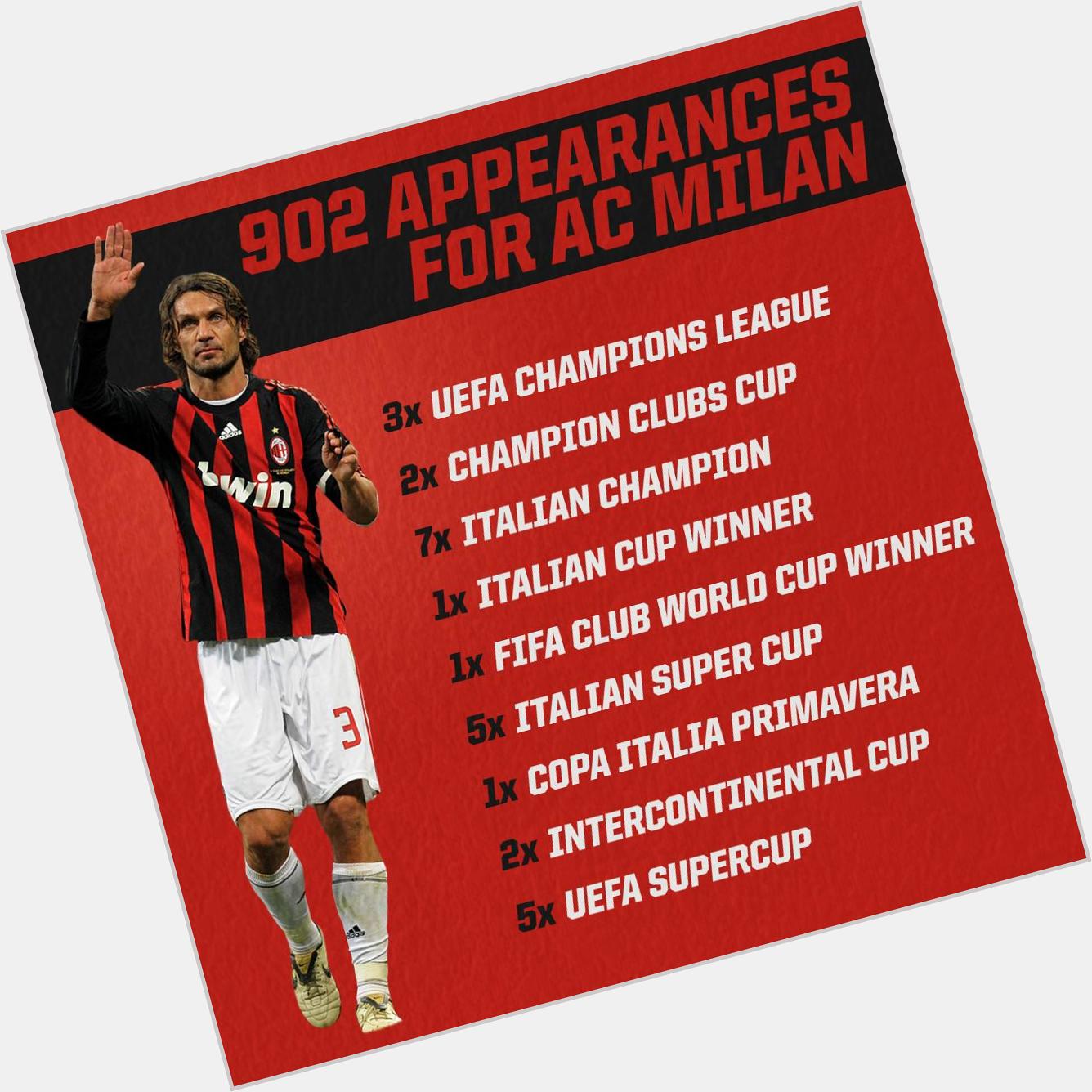Happy 50th Birthday to AC Milan legend Paolo Maldini:  