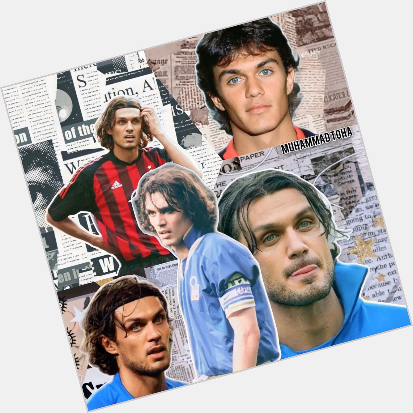 Happy Birthday Paolo Maldini, One Of The Greatest Defenders Of All Time...   My Italian Idolo    