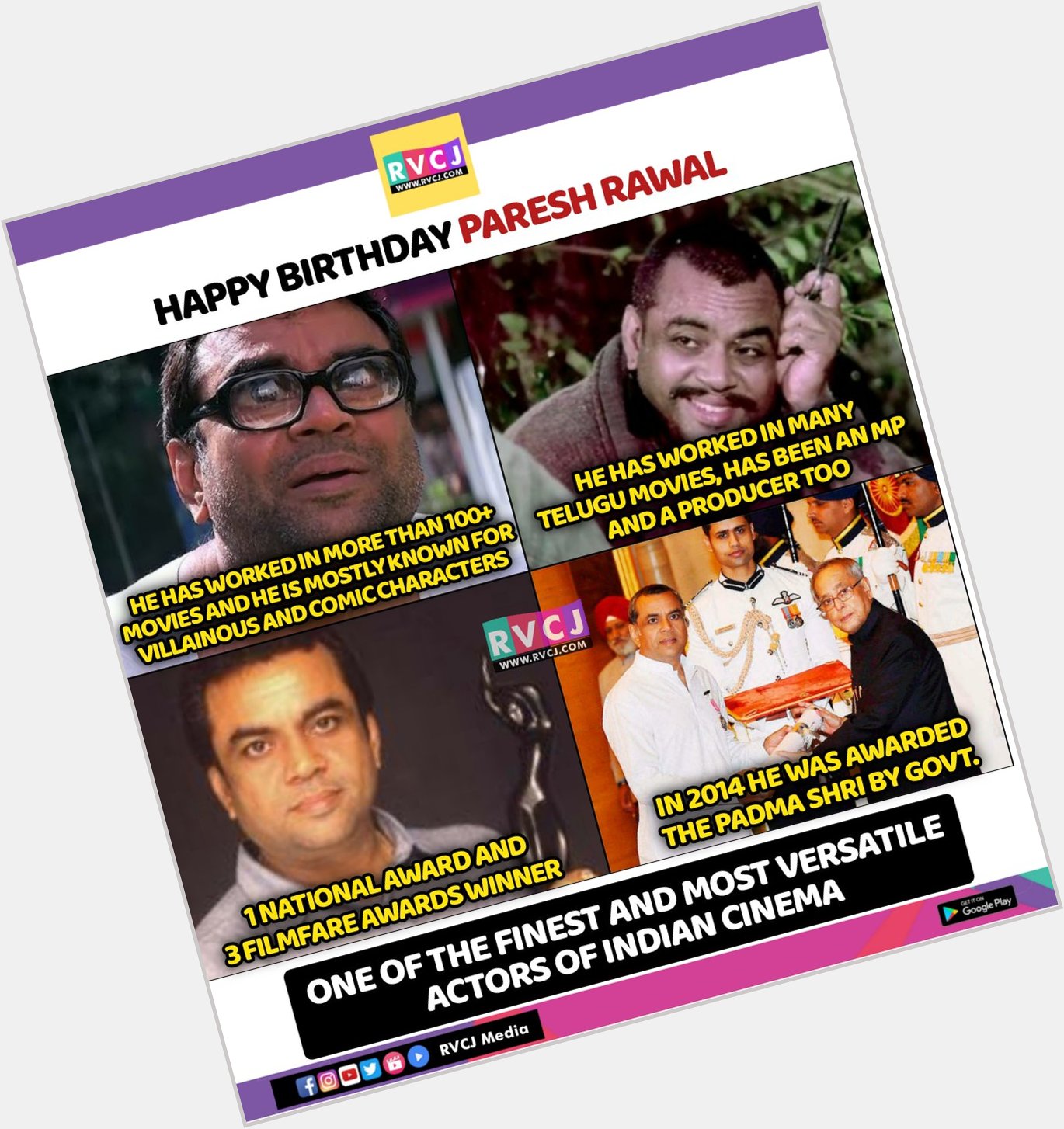 Happy Birthday Paresh Rawal!      