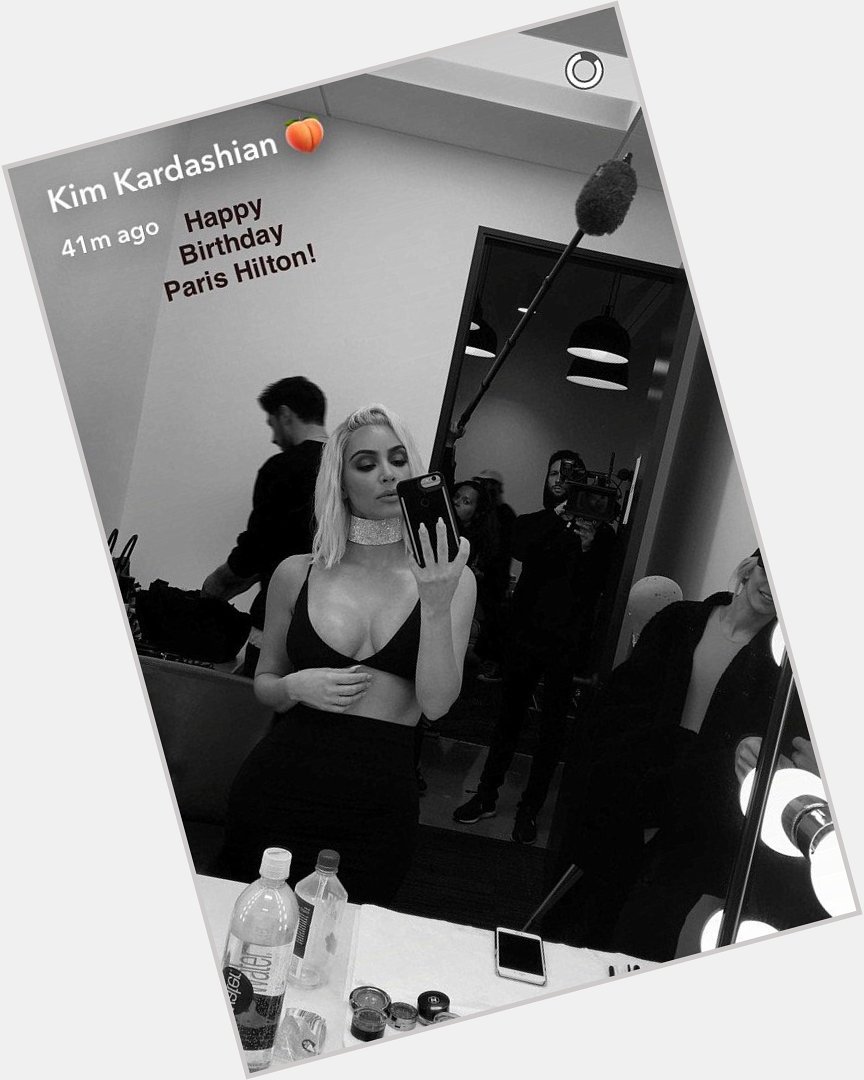 Kim Kardashian shows off platinum blond hair as she wishes Paris Hilton a happy birthday -  