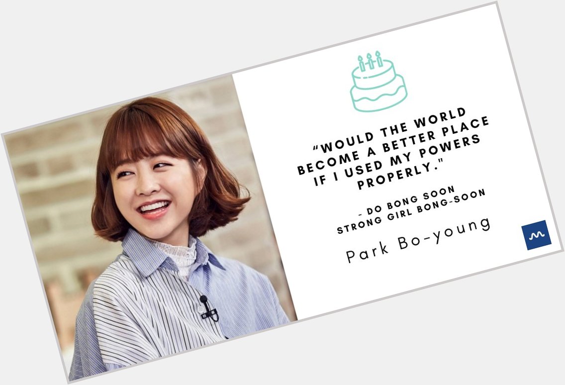 Happy Birthday Park Bo-young  The cutest super-woman we know!    