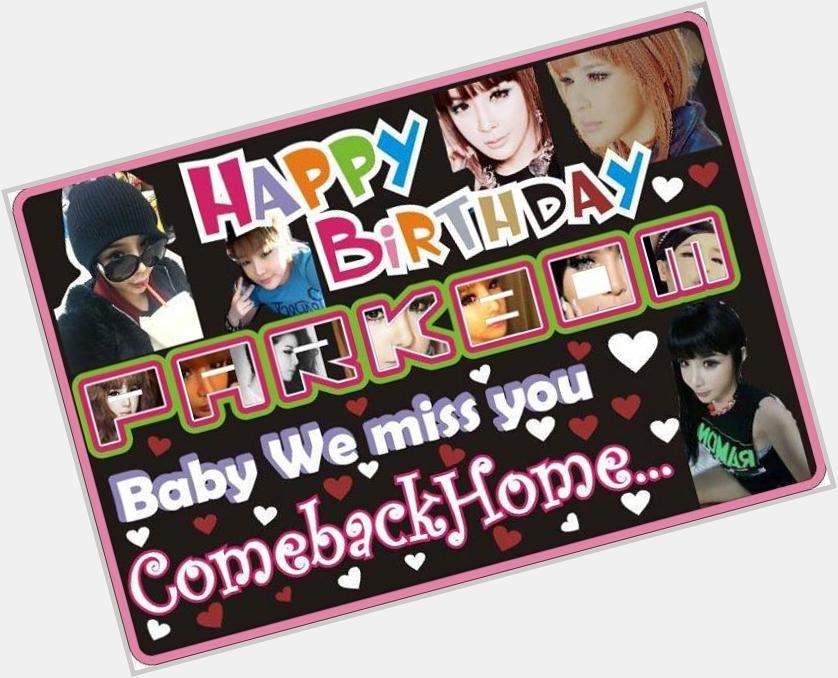         Happy Birthday Park Bom
Feliz Cumpleaños Park Bom 