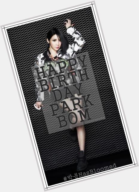 You taught us that it\s okay to cry even just for once bc we\re humans too. Happy Birthday Park Bom 