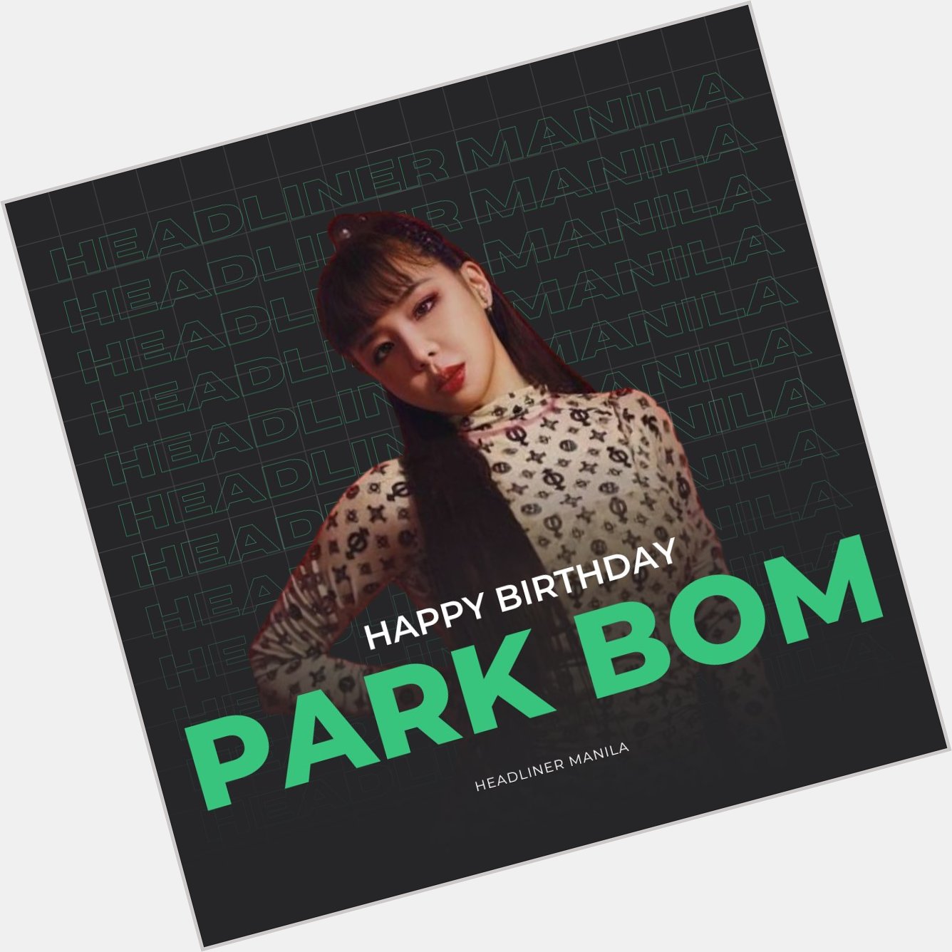 Happy Birthday, 2ne1\s Park Bom! 