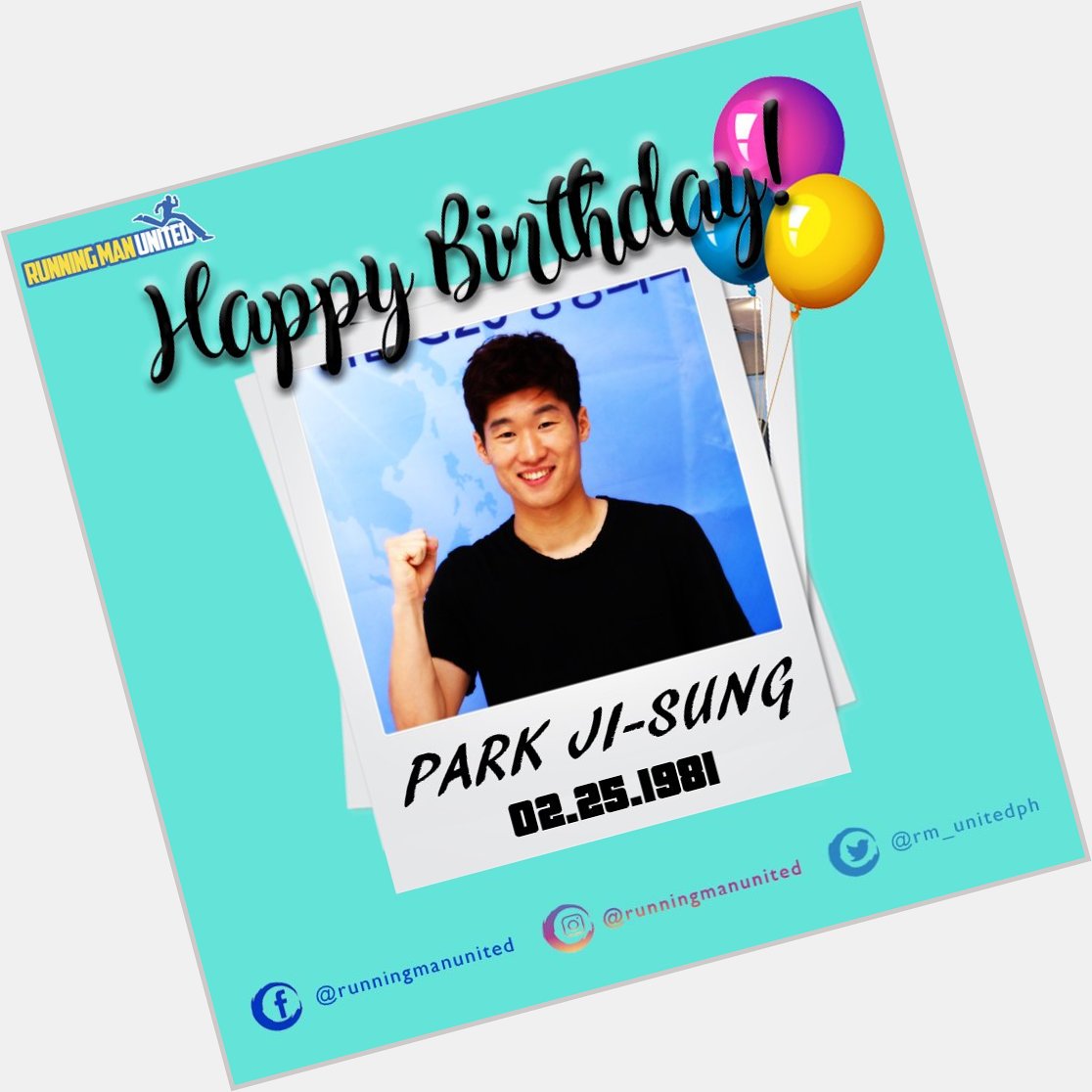 Happy Birthday Park Ji-sung 