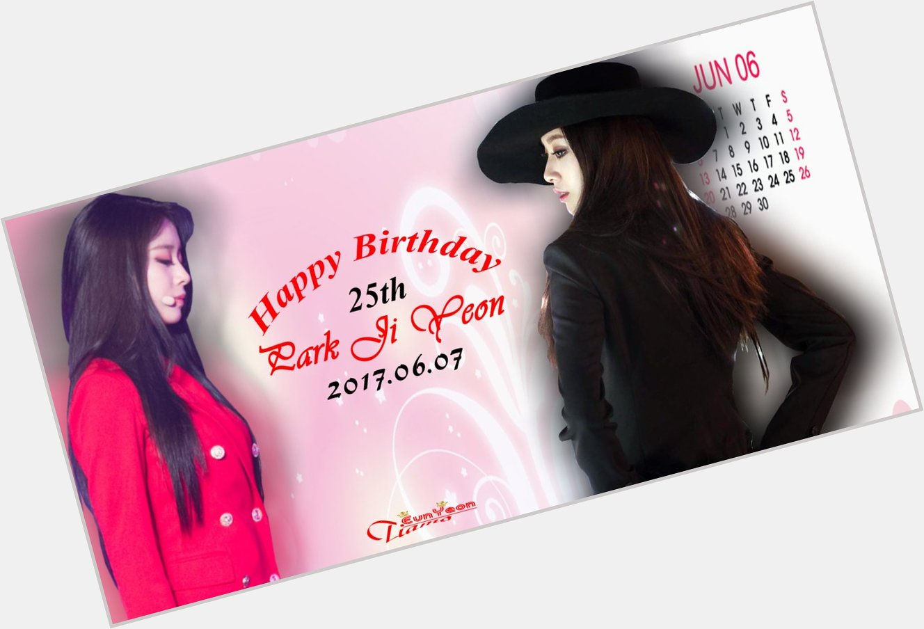 Happy Birthday 2 Park Ji Yeon. Best wishes for u.
2017/06/07 