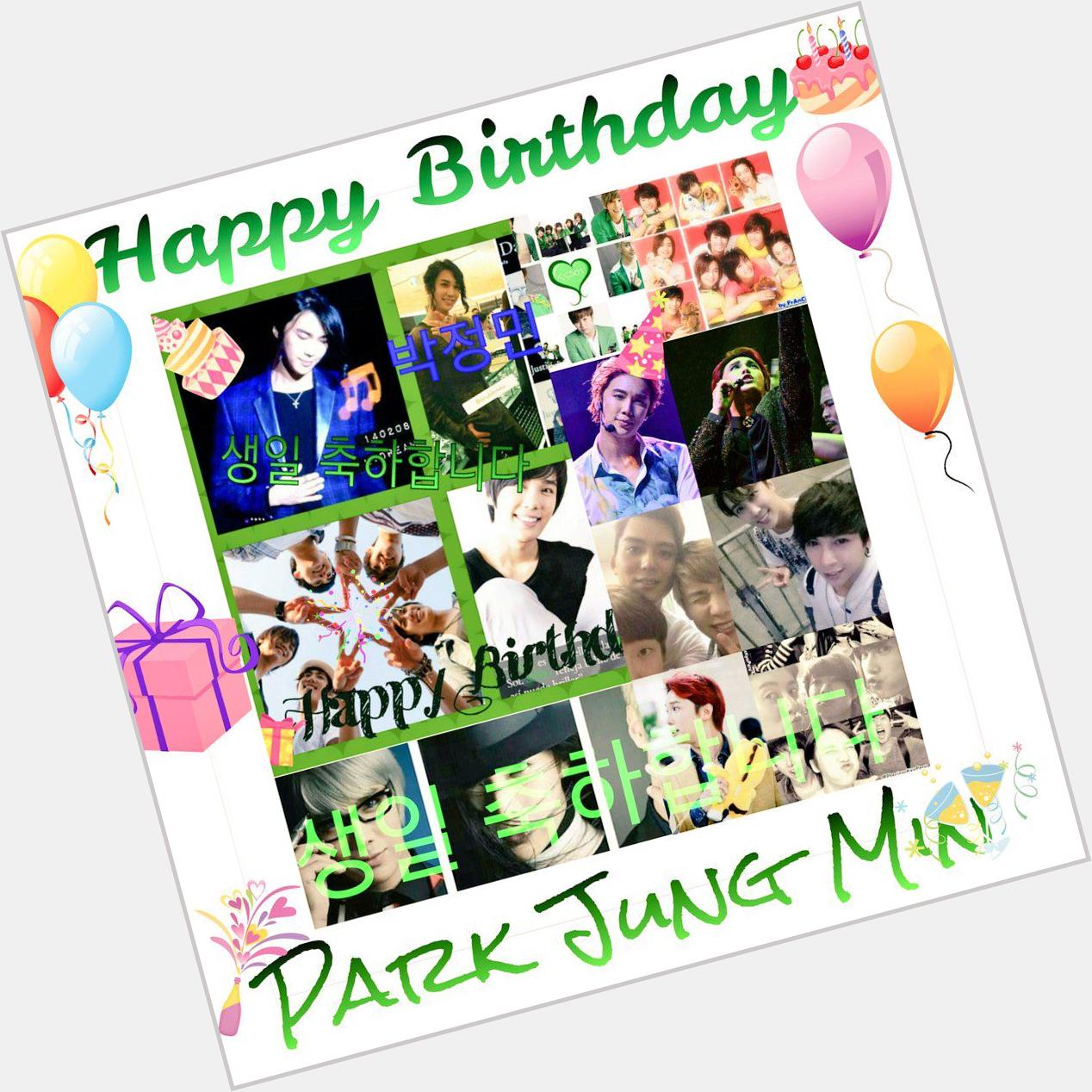  Happy Birthday !! Park Jung Min!! Oppa !!            !!         