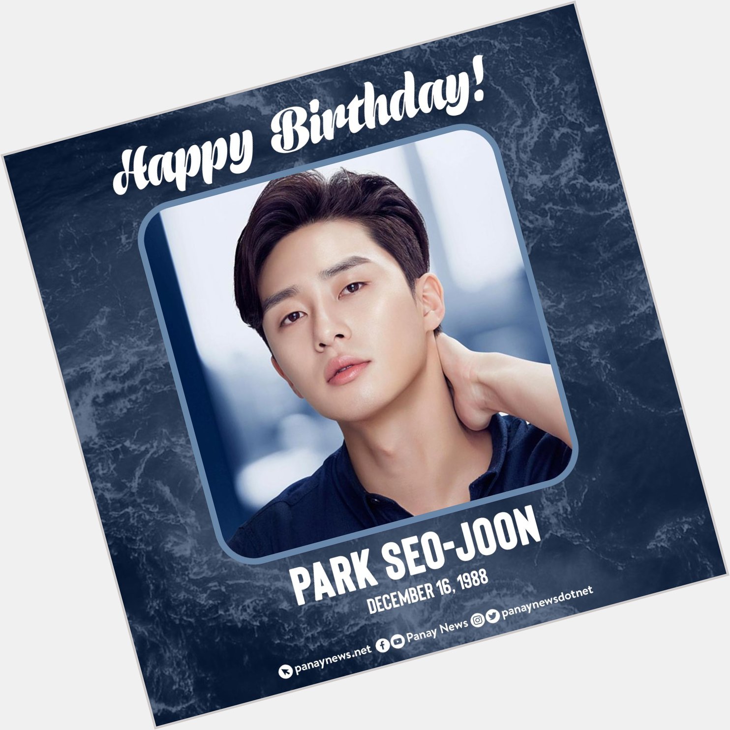 Happy Birthday to the ultimate oppa, Park Seo-joon!    