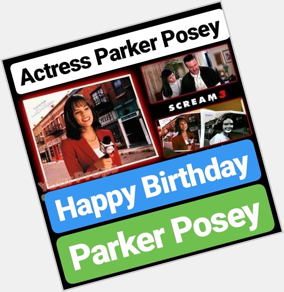 Happy Birthday
Parker Posey  