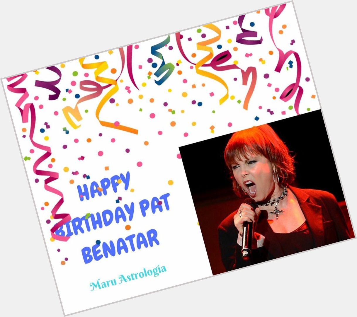 HAPPY BIRTHDAY PAT BENATAR!!!!   