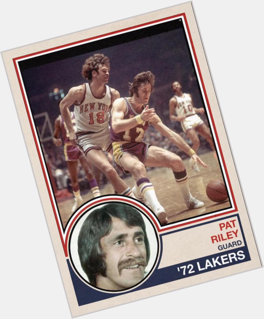 Happy 70th birthday to Pat Riley. Before Showtime, he was guarded by Phil Jackson here. 