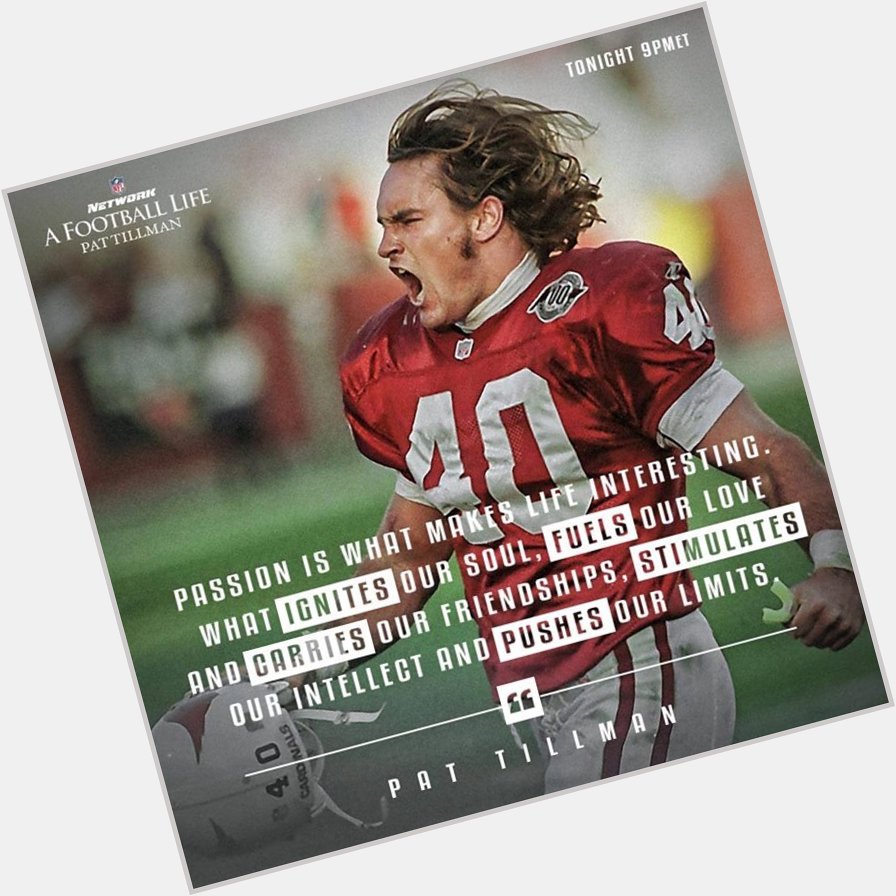 Happy Birthday, Pat Tillman. May we never forget 