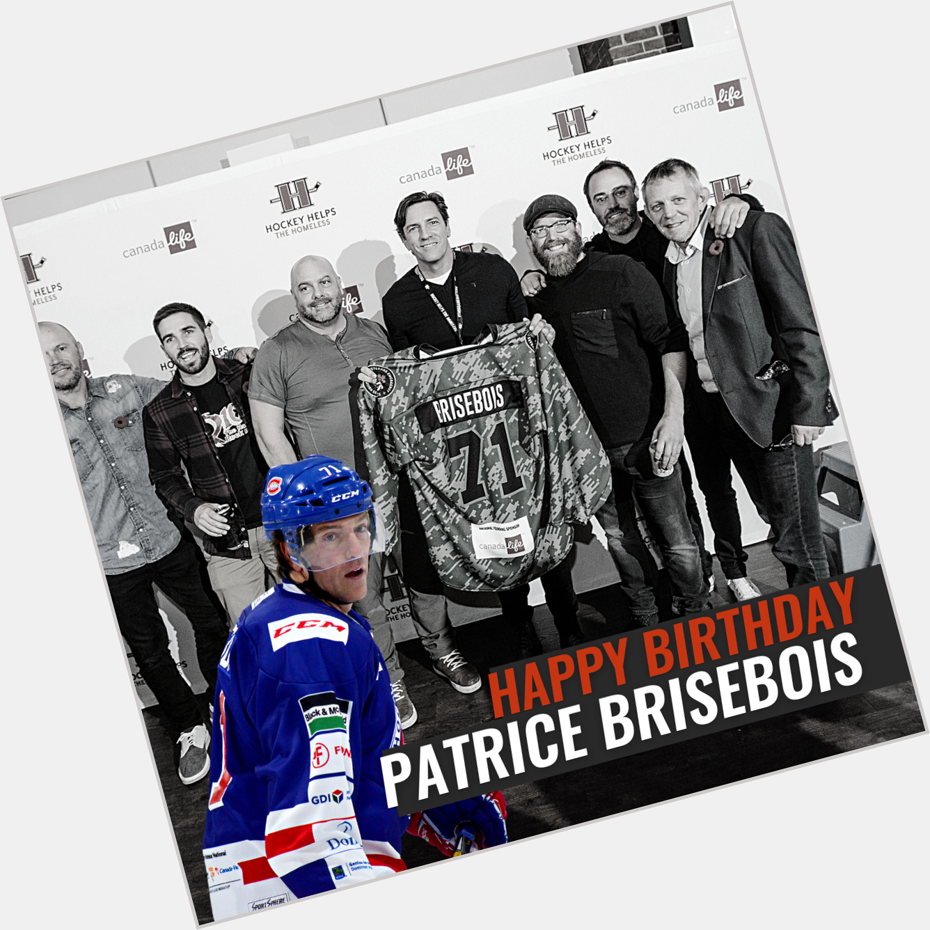 Happy Birthday, Patrice Brisebois!!!      