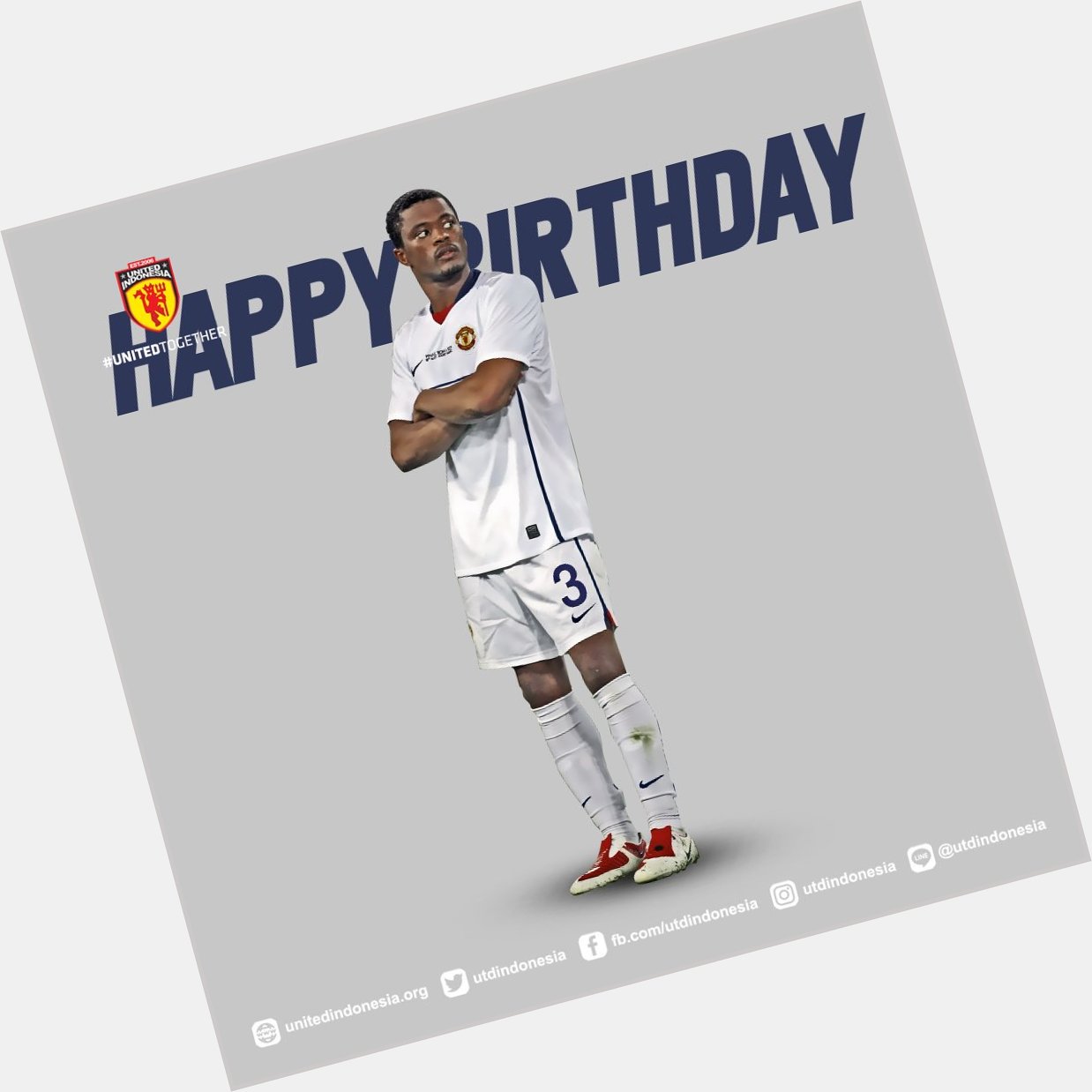 Happy Birthday Patrice Wish you all the best from Indonesia!  