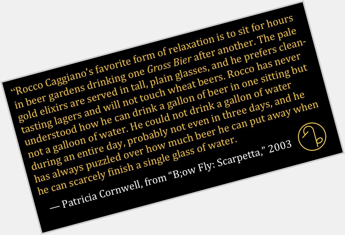 Happy Birthday contemporary American crime writer Patricia Cornwell (June 9, 1956- ) 