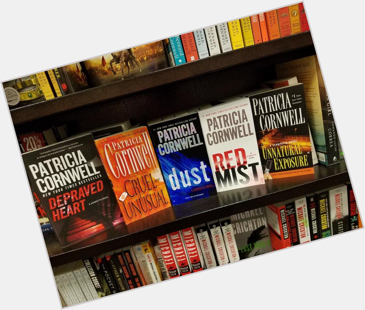 Today we wish a very happy birthday to author Patricia Cornwell! Check out one of these titles today! 