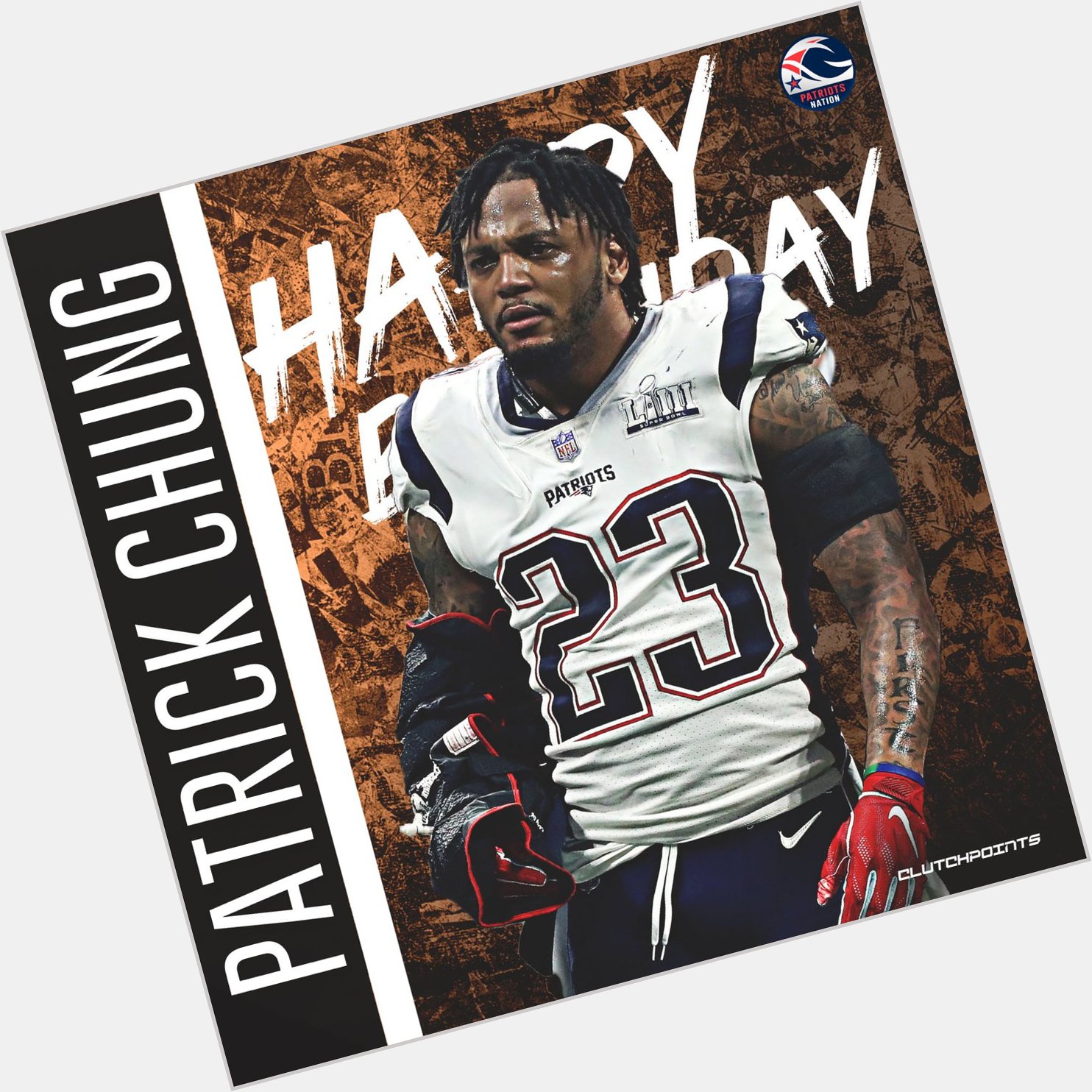 Join Patriots Nation in wishing Patrick Chung a happy 34th birthday!  