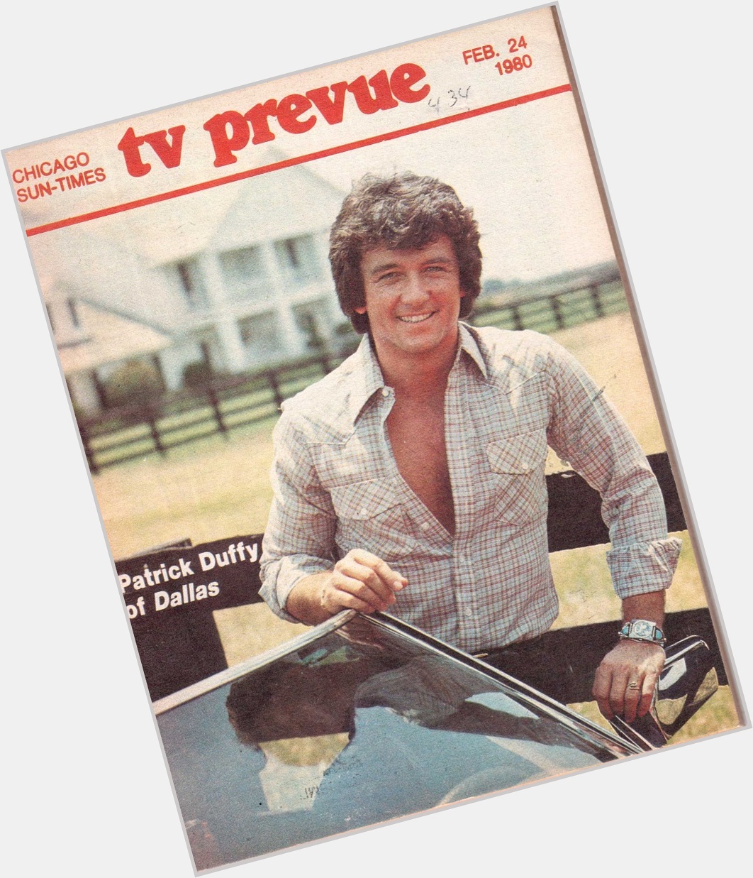 Happy Birthday to Patrick Duffy, born on this day in 1949
Chicago Sun-Times TV Prevue.  February 2-8, 1980 