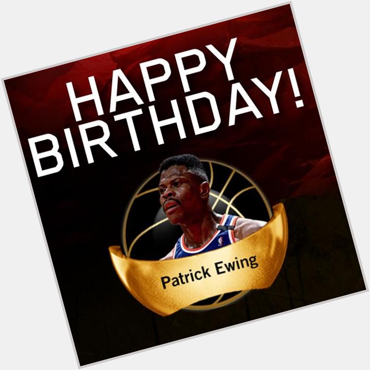 Happy birthday Patrick Ewing! Go dominate with the legend in LIVE Ultimate Team! 